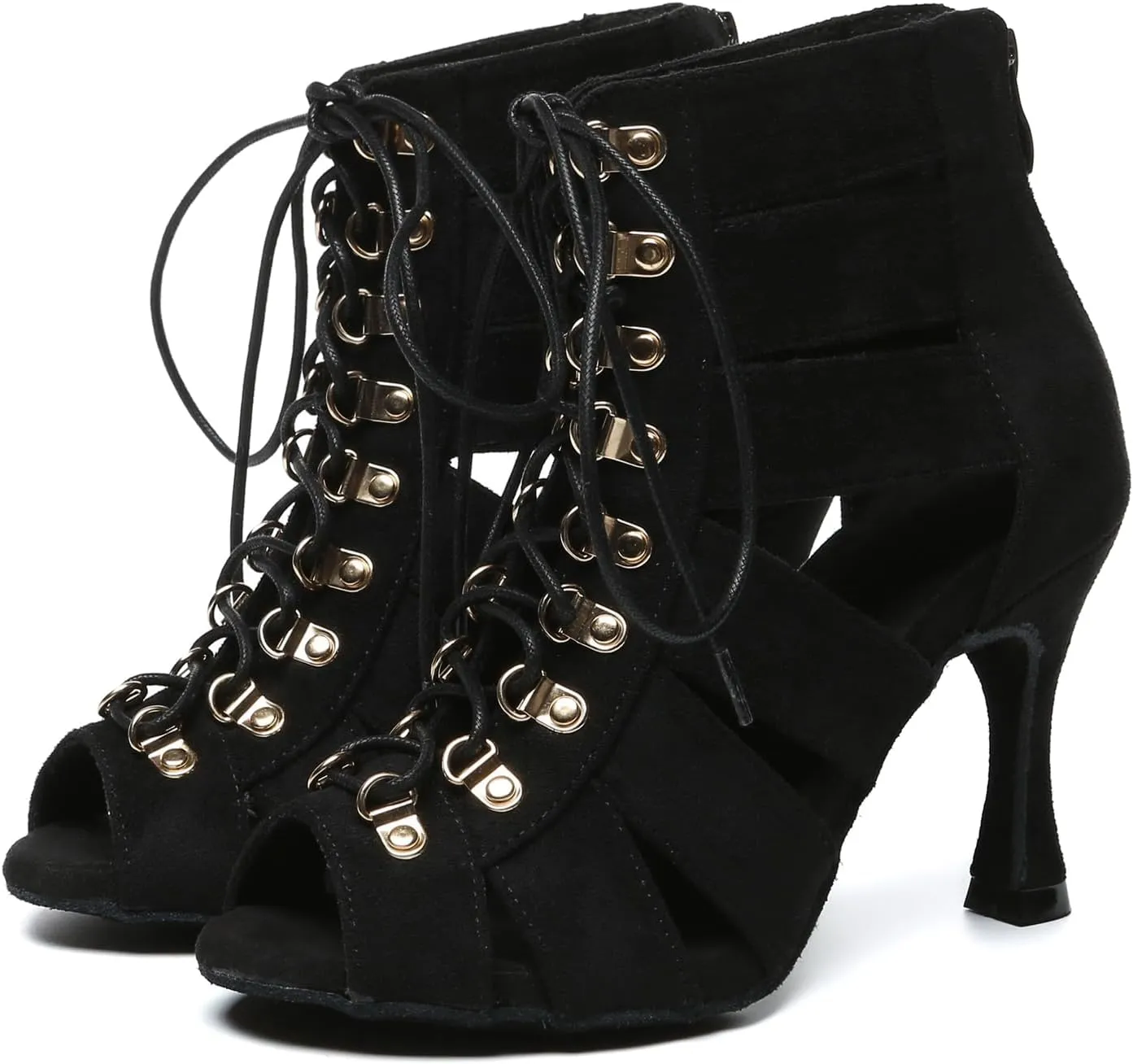 Womens Girls Latin Salsa Dance Shoes Ballroom Dancing Boots Party Club Sex Sandals