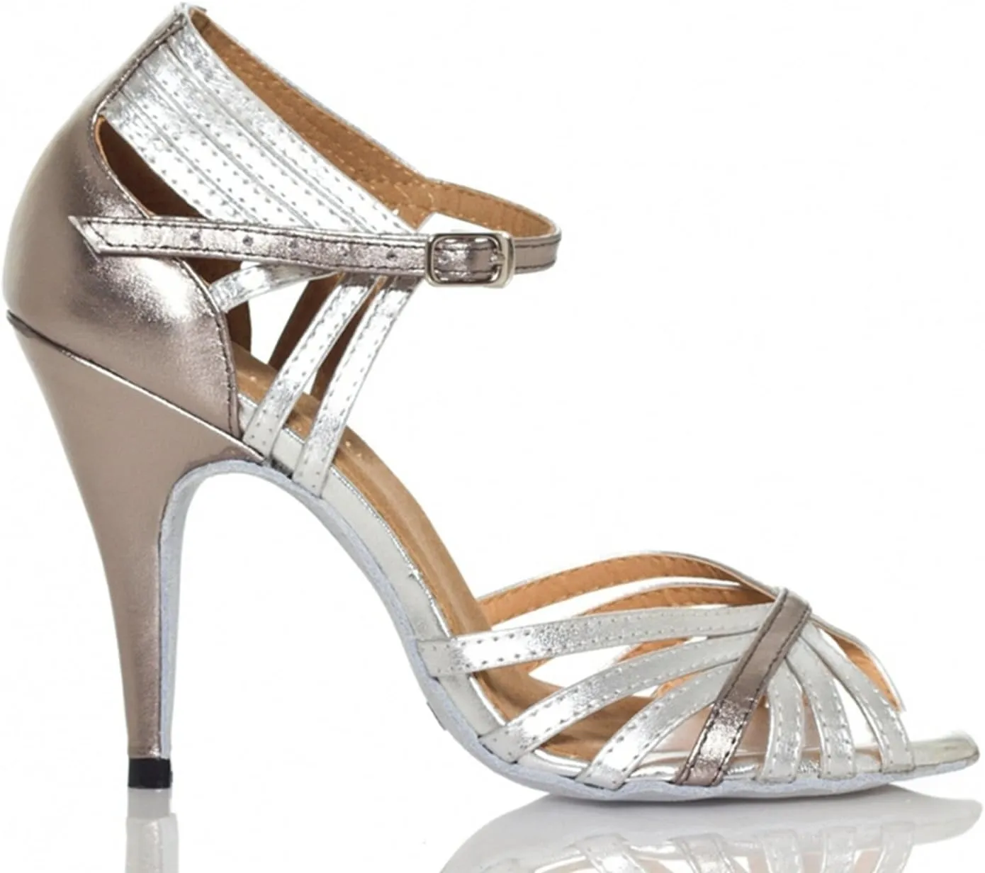 Womens Latin Salsa Ballroom Dancing Shoes Strappy Wedding Prom Sandals