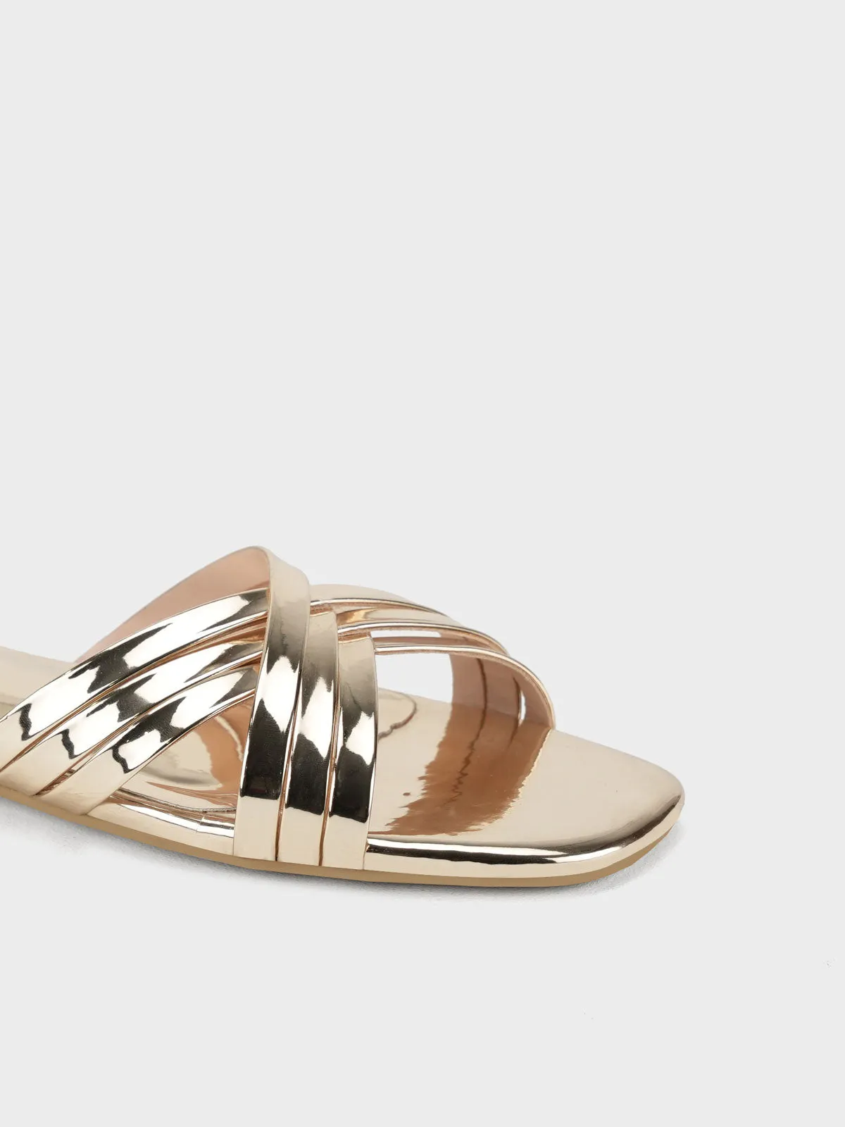 Women's "PHOSIN" Crisscross Strappy Slippers