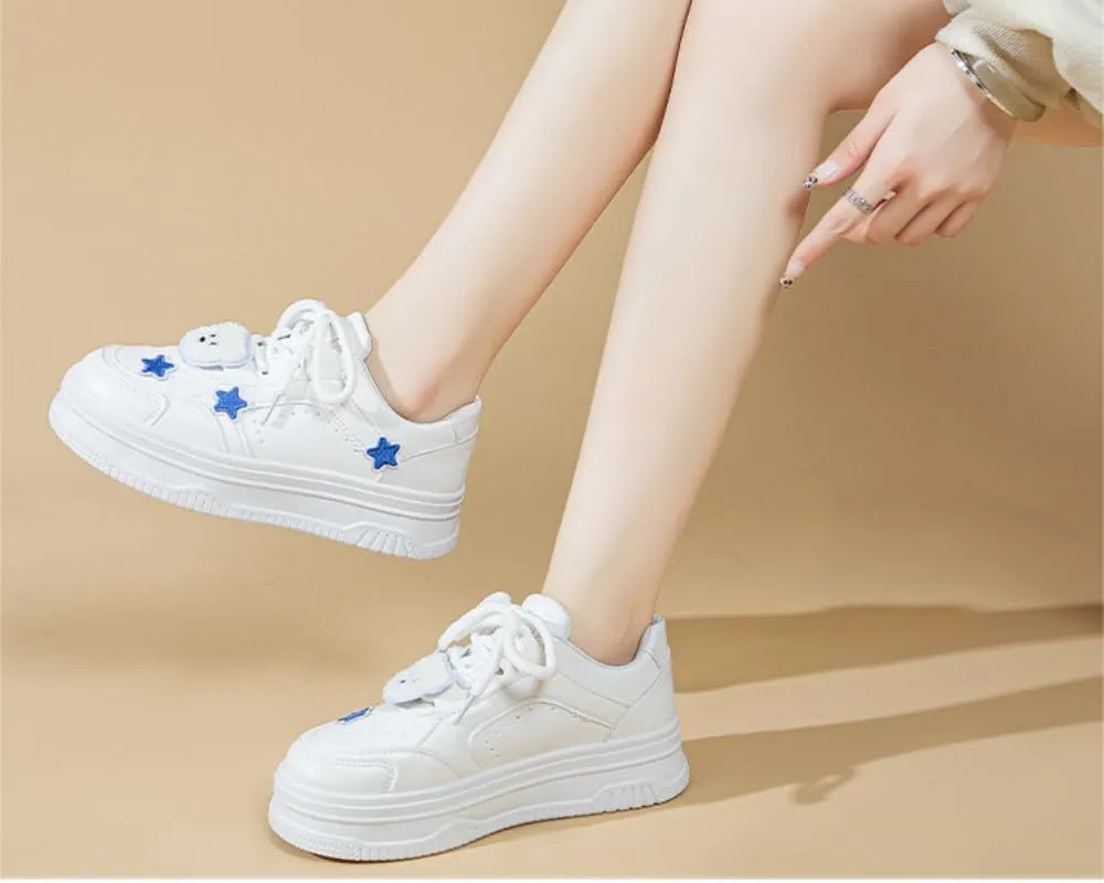 Women's Solid Color Running Walking Shoes Comfortable Non-Slip Breathable Athletic Workout Sports Sneakers